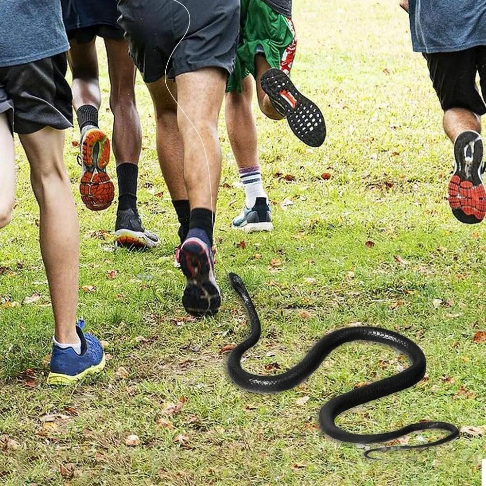 Realistic Snake Prank Toy w/String & Clip Chasing Snake Prank That Chase People