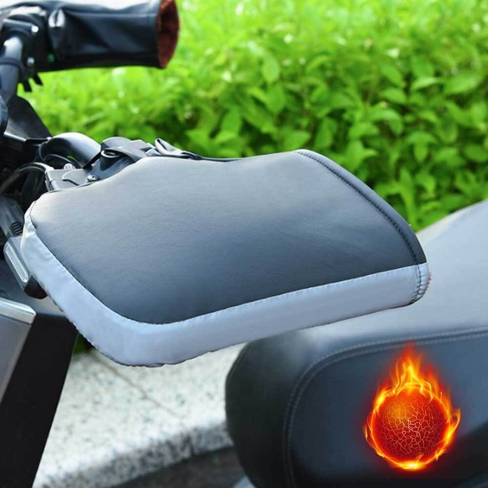 1Pair Motorcycle Handlebar Muffs Winter Mitts Warmer Gloves Waterproof Handmuffs