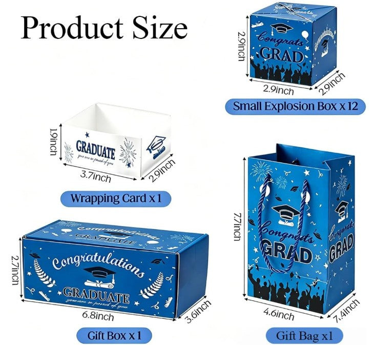 Surprise Pop Up Gift Box Money Graduation-2026 Graduation Surprise Pop-Up Box