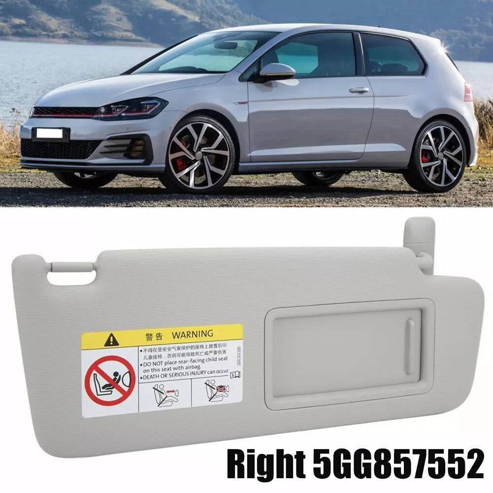 1x Front Right Sun Visor Panel W/Mirror For Golf MK7 2013-2017 For T-Roc 2018-20