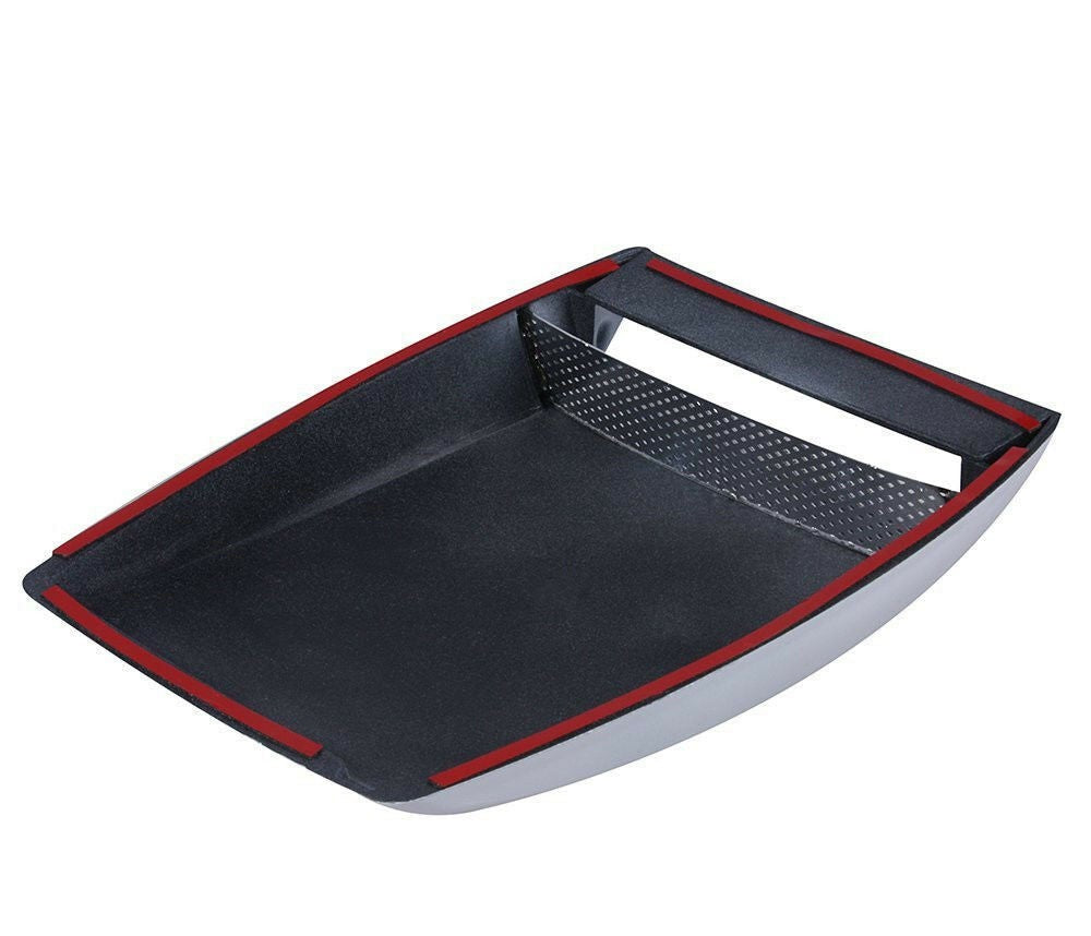 Universal Glossy Black Car Air Flow Intake Hood Scoop Vent Bonnet Vents Cover