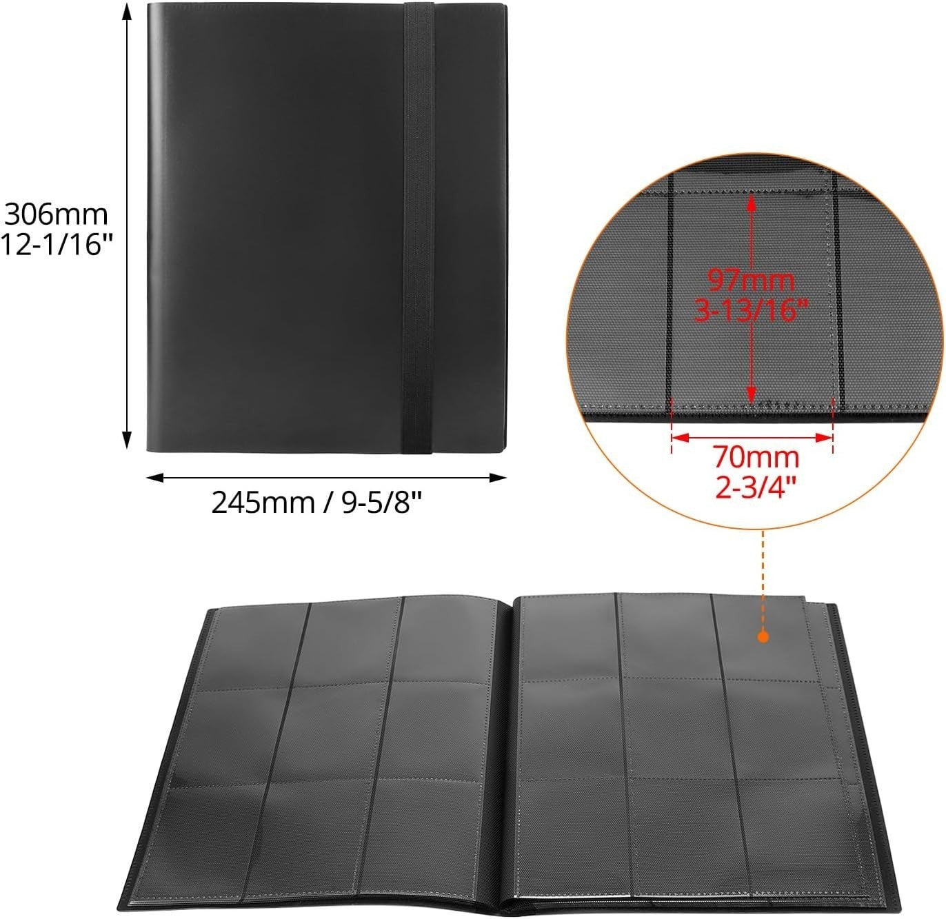 360 Pocket Trading Card Binder Album Folder - TCG Compatible - UK