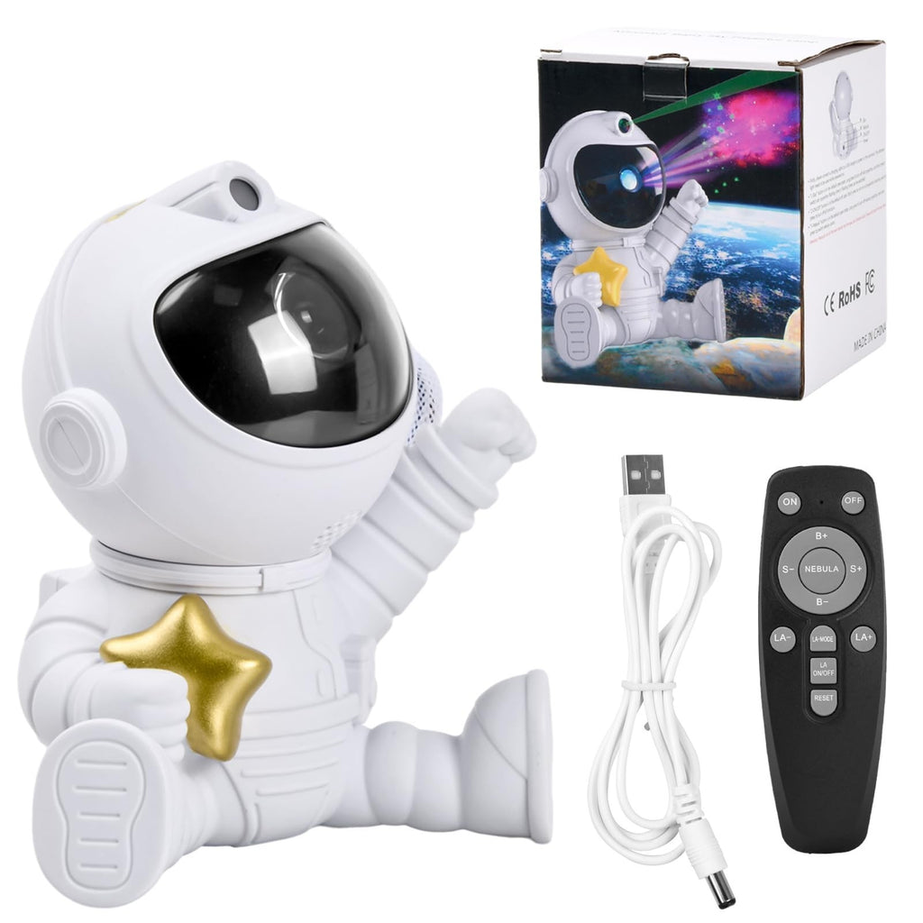 Astronaut Star Galaxy Projector LED Nebula Night Light Remote Kids Room Decor UK