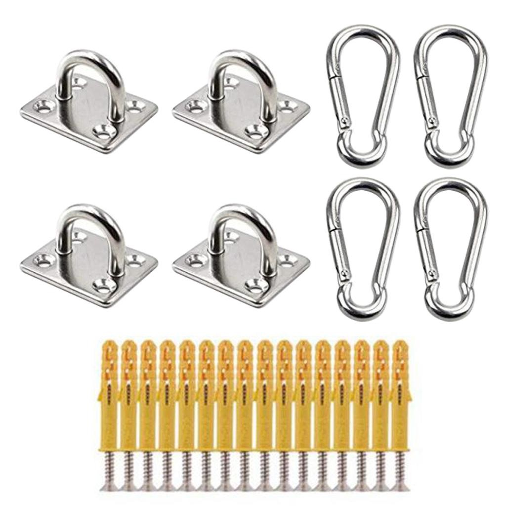 Strong Ceiling Anchor M5 Hammock Hanging Hook Snap Clip Mounting Hardware