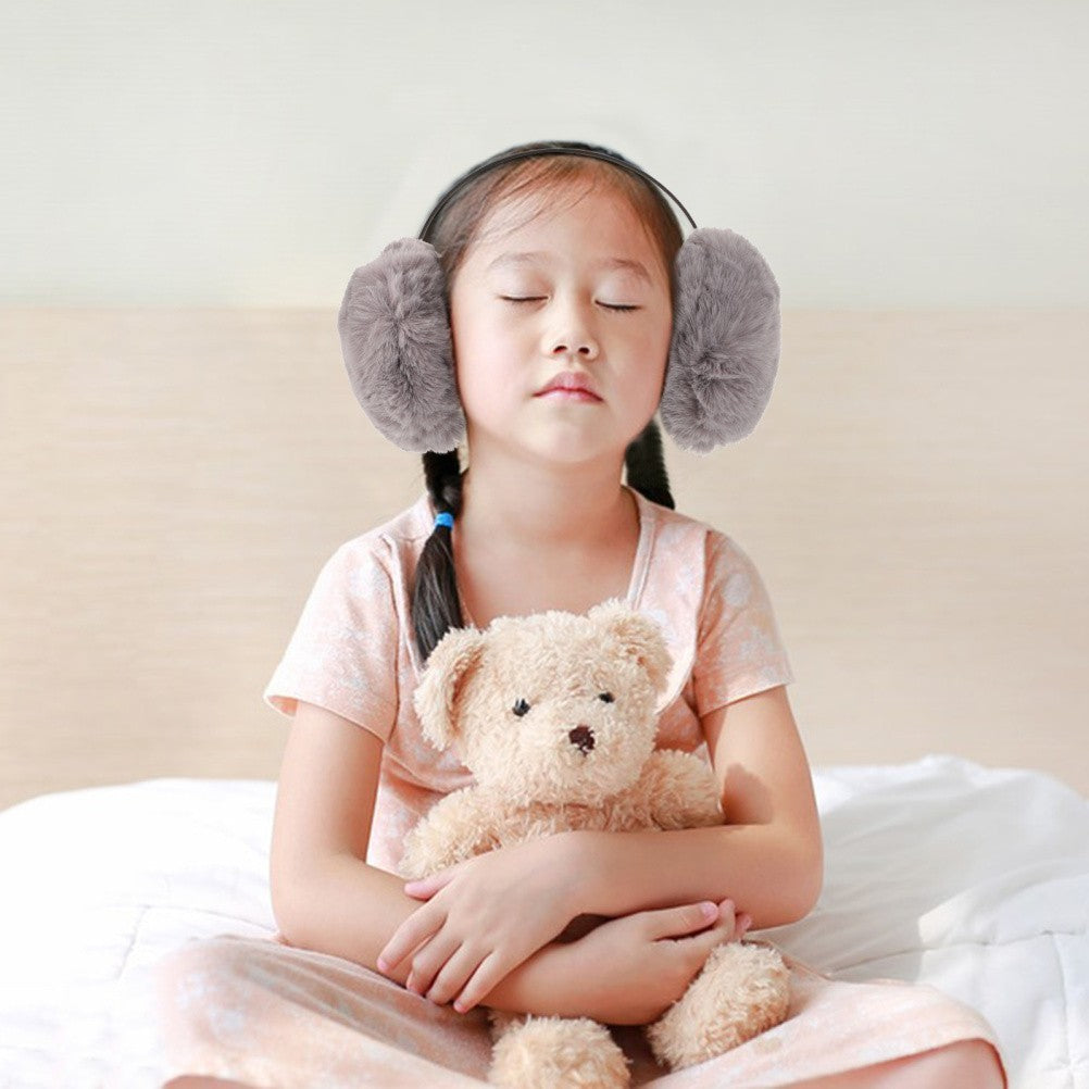 Women Winter Ear Muff Faux Warm Earmuff Plush Ear Warmer Outdoor Cover