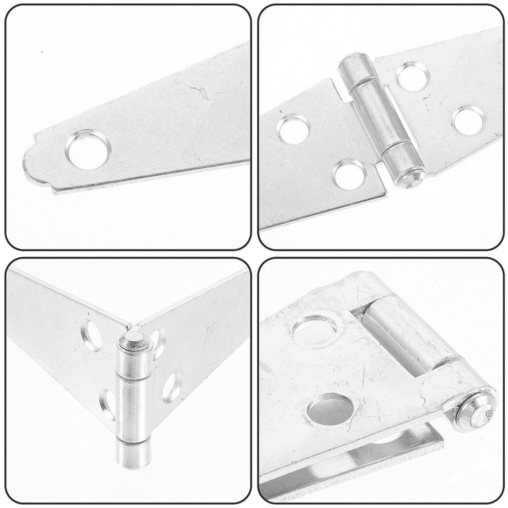 2 Pcs Stainless Steel Hinges Outdoor Hardware Gate Heavy Duty Strap