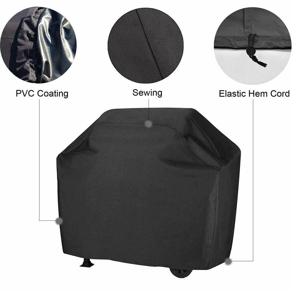 BBQ Cover Heavy Duty Waterproof Barbecue Grill Protector Outdoor Cover XXXS-XXXL