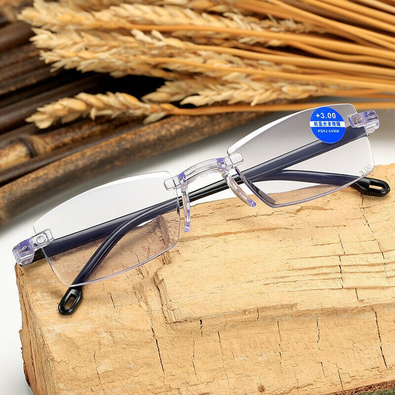 5x Automatic zoom Reading Glasses Reading Aid Visual Aid Blue Light Filter +1~+2