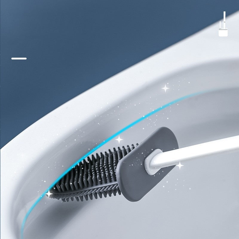 Bristle Toilet Brush &Holder Set Cleaning Brush Bathroom WC Base