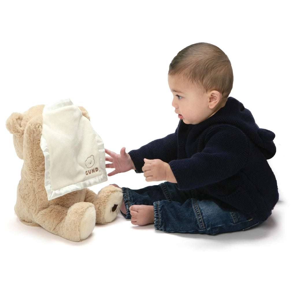 Peek-A-Boo Teddy Bear Plush Interactive Soft Toy Doll Kids Adults Birthday Gift