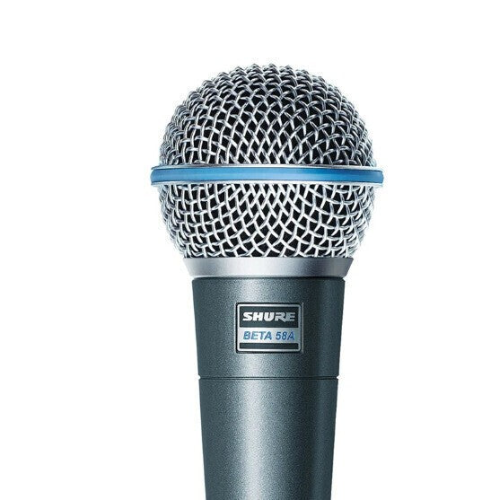 Shure BETA58A Supercardioid Dynamic Microphone Vocal Microphone Wired Mic NEW