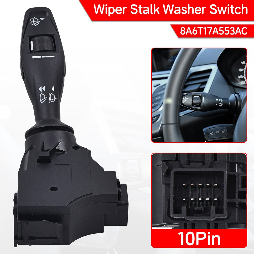 Fits Ford Fiesta MK7 2008-2017 Wiper Stalk Washer Switch 8A6T17A553AC 1537625