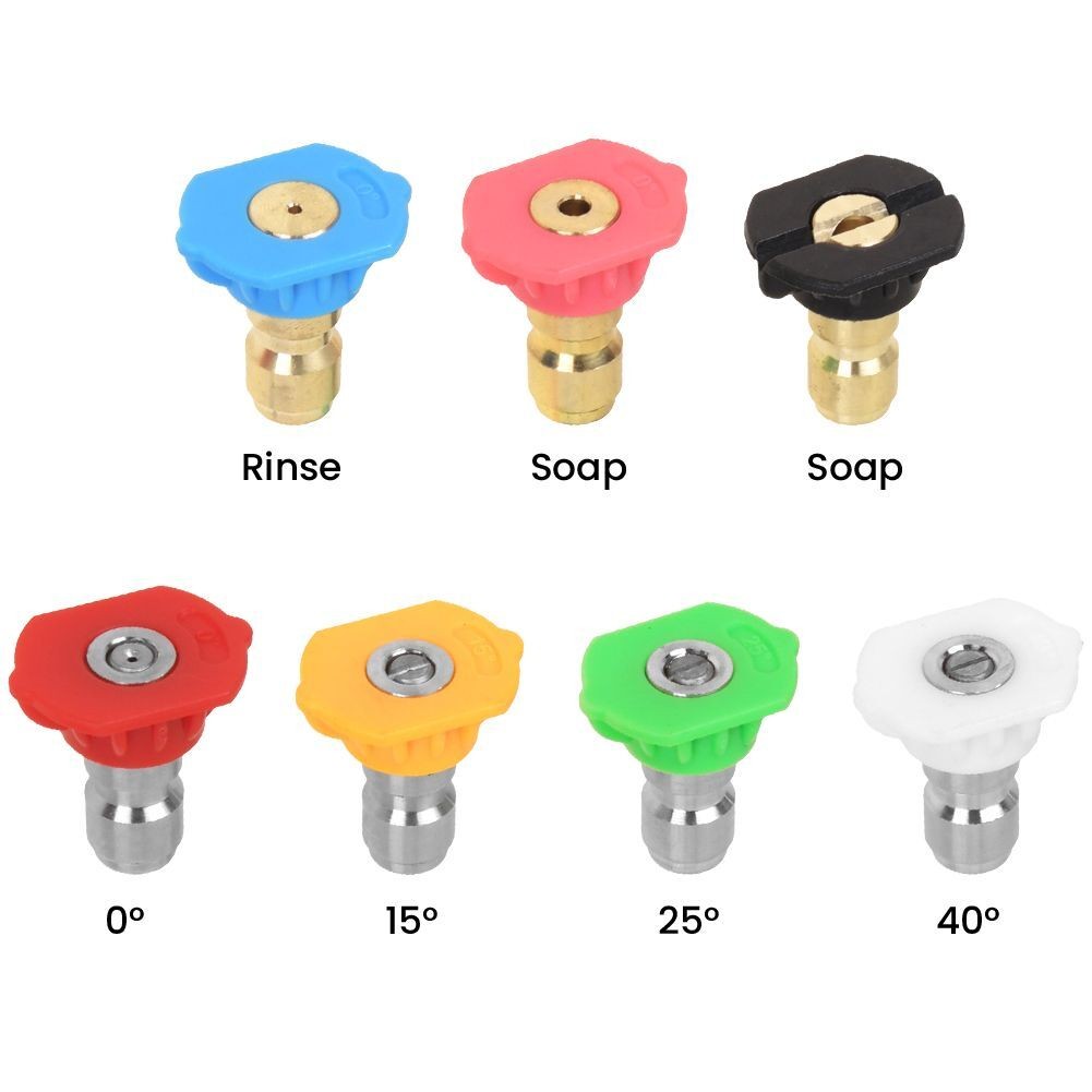 7 Nozzles Adapter Pressure Washer Spray Lance Wand Fit Karcher K2 K3 K4 K5 K6 K7