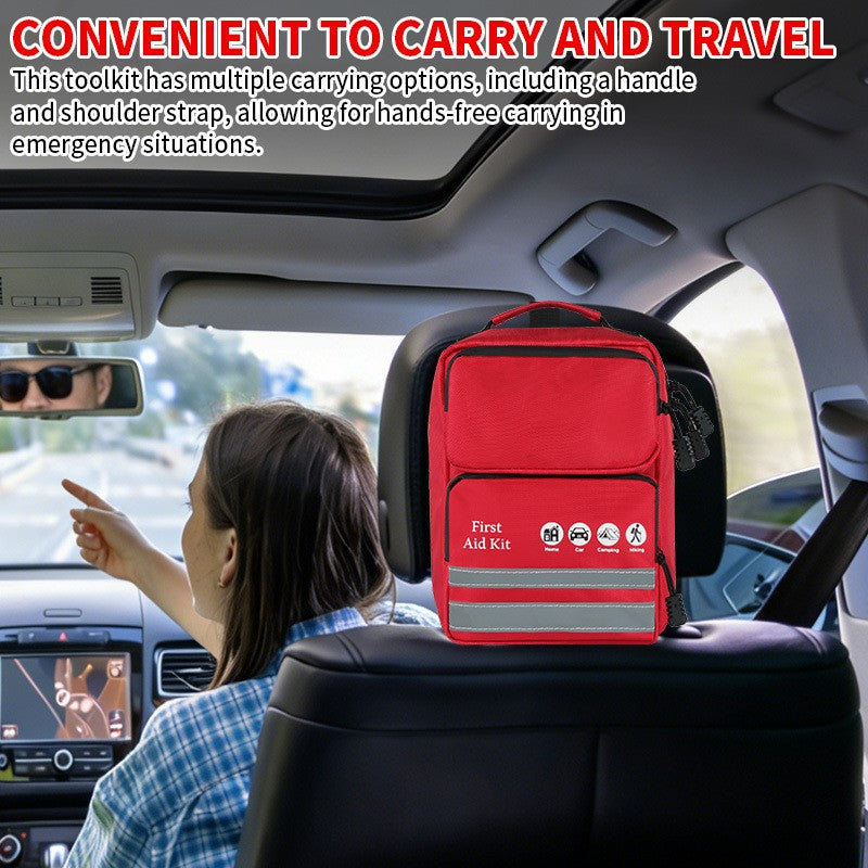 405Pcs 51 Kinds First Aid Kit Medical Emergency for Car Home Camping Travel