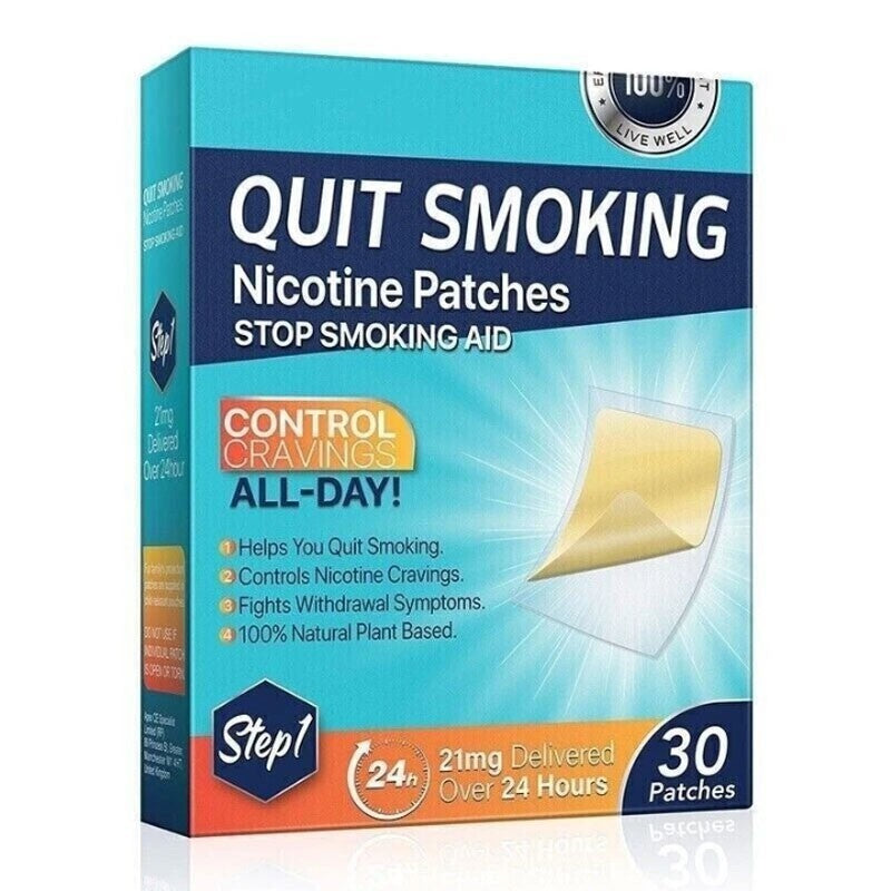 Nicotine Patches Stop Smoking Aid Steps 1 Through 3 to Quit Smoking Patches New