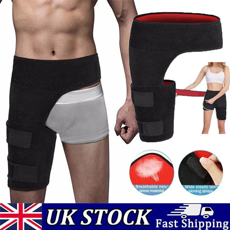 Adjustable Belt Hip Sciatica Nerve Pain Relief Groin Wrap Brace Rib Support UK