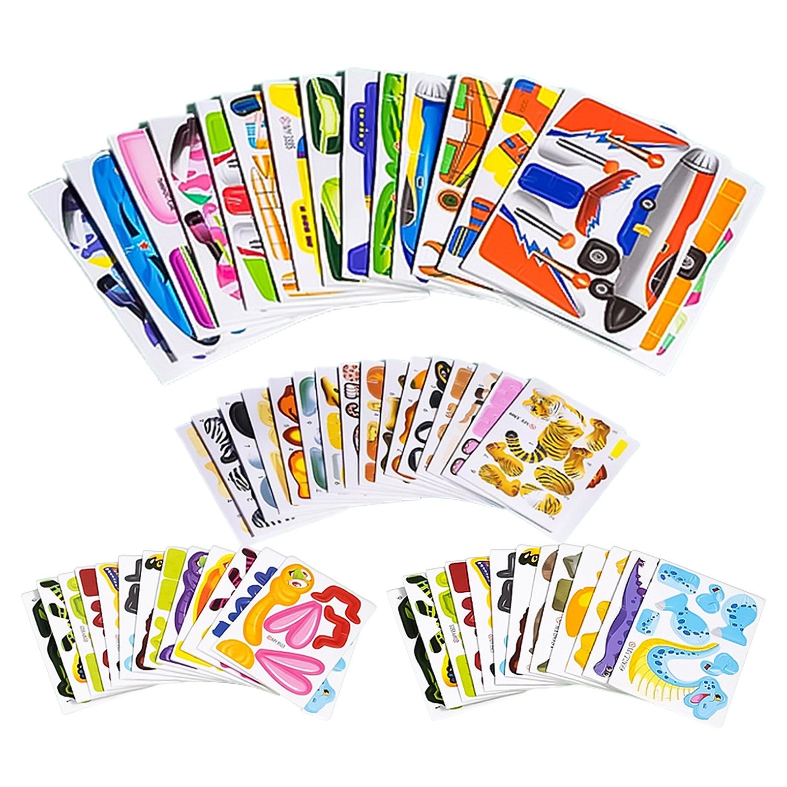 100Pcs Educational 3D Cartoon Puzzle - 2026 New 3D Puzzles for Kids Toys