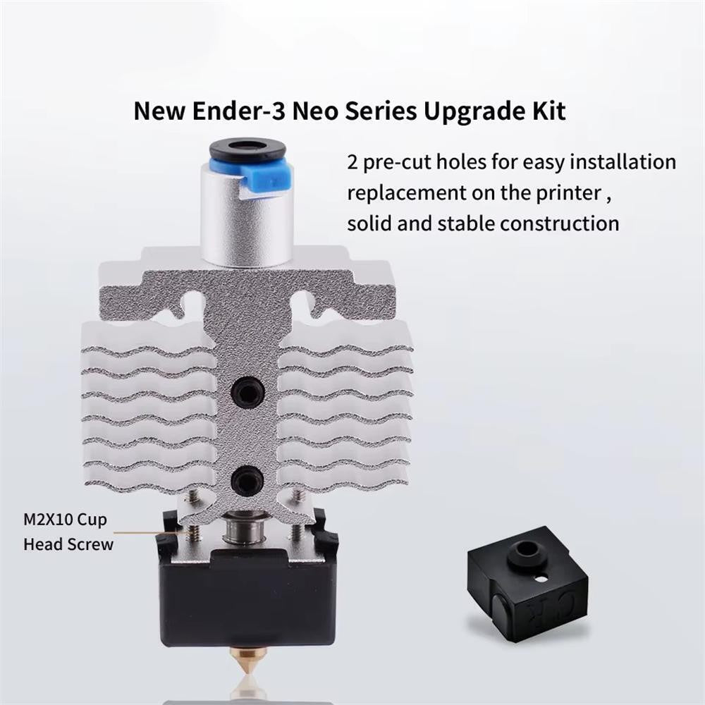 For Ender-3 Neo/V2 Neo/Max Neo Hotend Kit 24V Thermistor Heating Rod Nozzle Kit