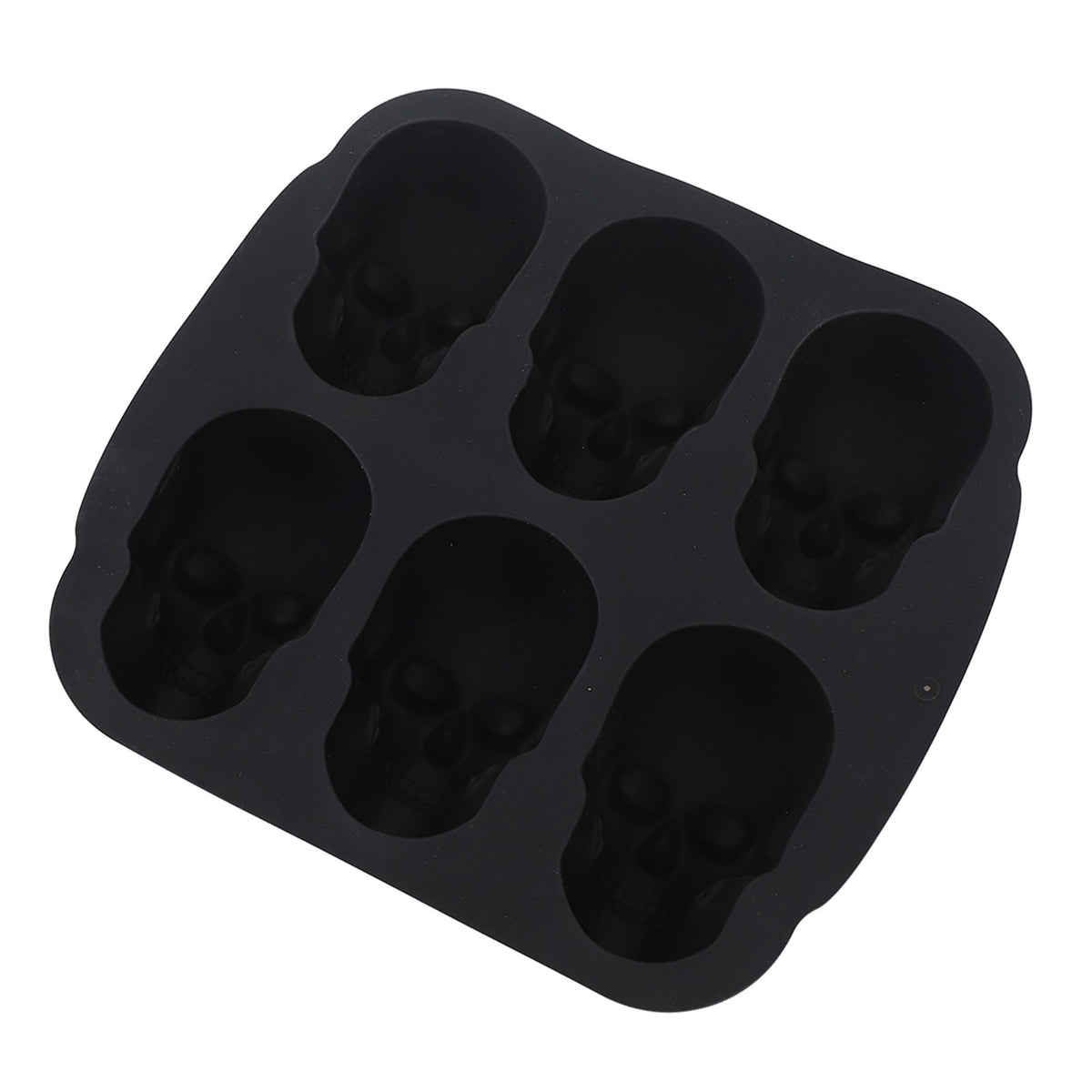 Skull Head Mold Baking Soft Silicone Skeleton Head Cake Mold For Cake Halloween