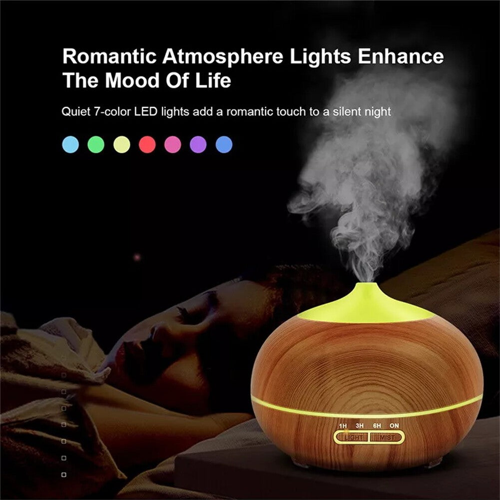 Essential Oil Diffuser Aroma Humidifier LED Ultrasonic Aromatherapy Air Purifier