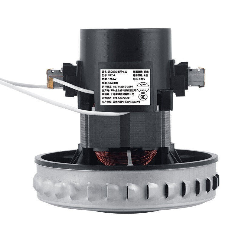 1200W Aluminium Motor Replacement for Wet Dry Vacuum Cleaner Universal Fit