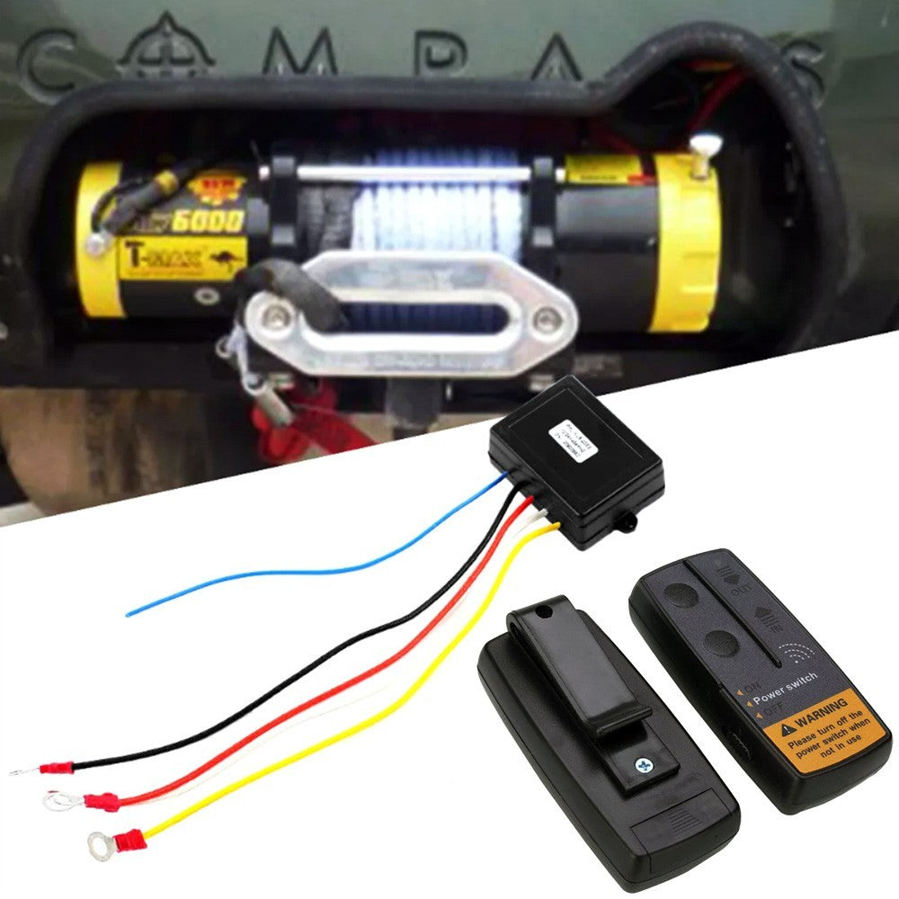 UK 12V Recovery Wireless Winch Remote Control 2 Handset Switch Truck Car SUV ATV