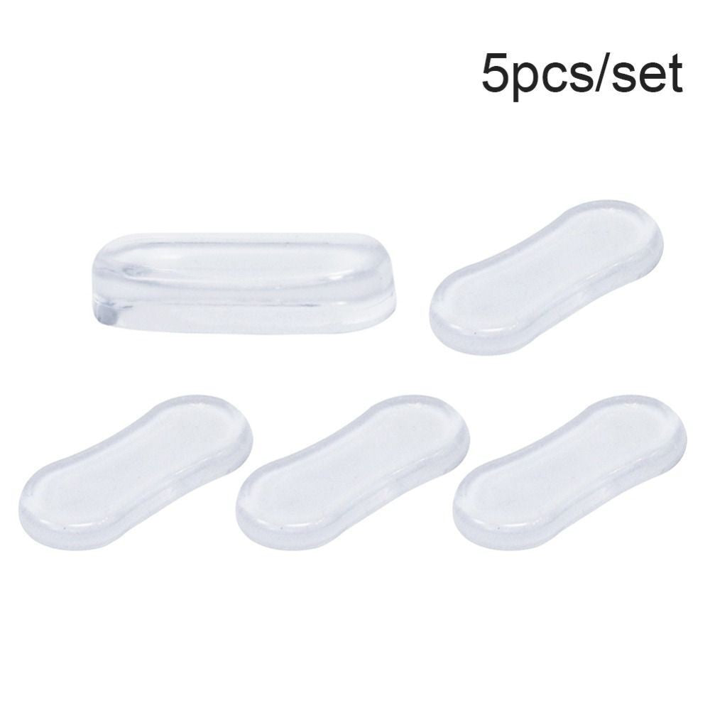 5PCS Silicone Toilet Seat Bumpers, Anti Slip Pad Spacers Replacement Accessories