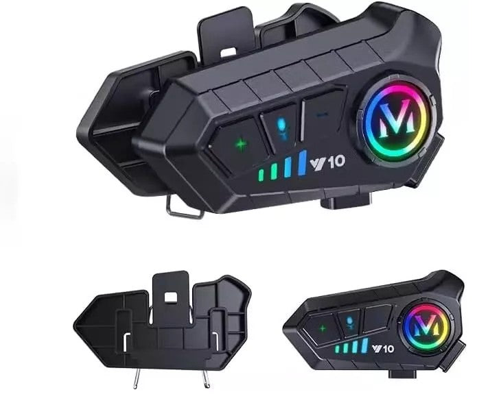 2Pcs Wireless Bluetooth HiFi Motorbike Call Headphone Motorcycle Helmet Headset