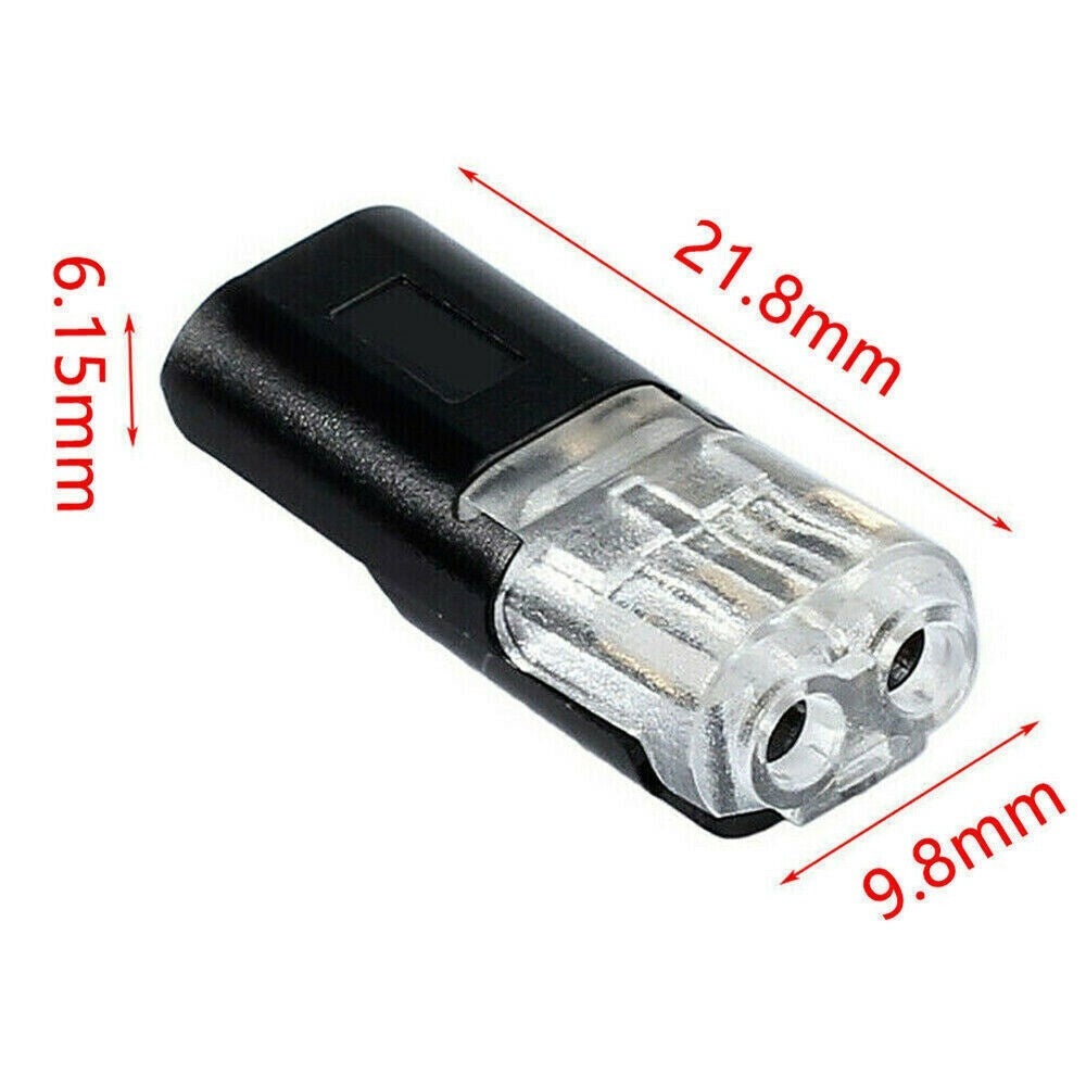 2-Pin Way Plug Car Automotive Waterproof Electrical Connector Wire Cable UK