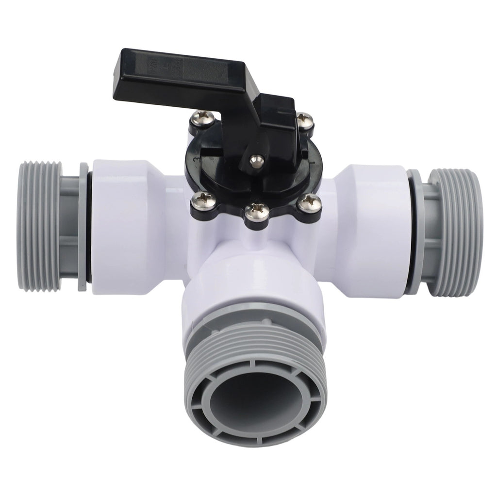 3 Way Pool Pump Valve 1 5 Inch for Above Ground Swimming Pool Water Circulation*