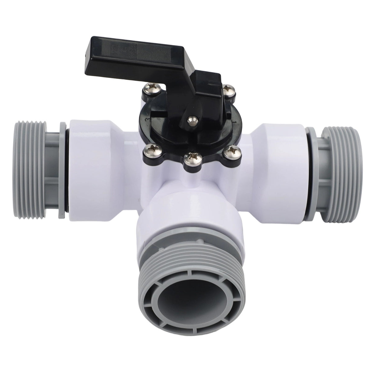 3 Way Pool Pump Valve 1 5 Inch for Above Ground Swimming Pool Water Circulation*