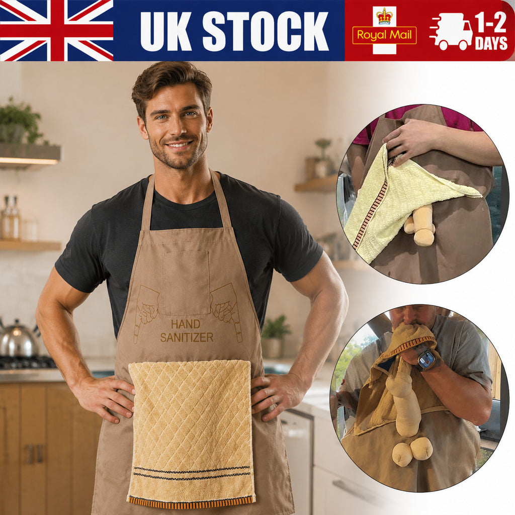 New Chef's Prank Apron,Creative Prank Aprons for Men,Funny The Ultimate Gag Gift