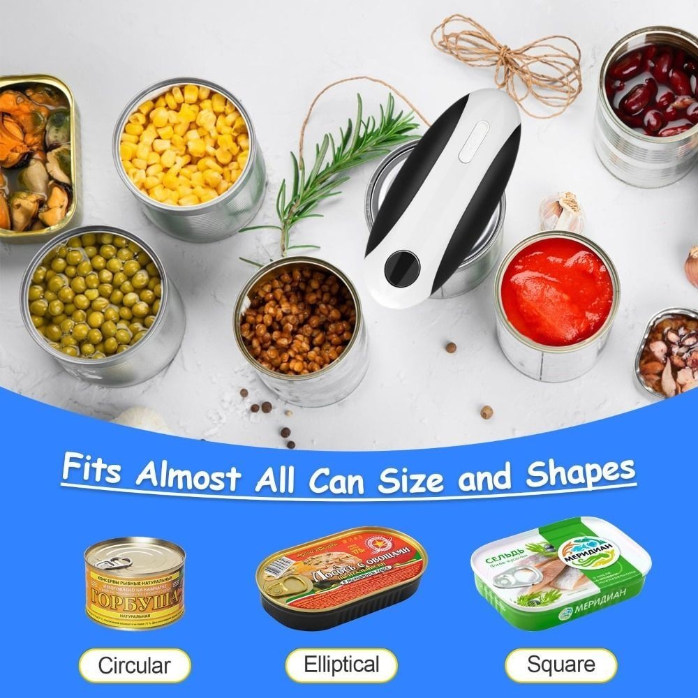 Rechargeable Automatic Can Opener Portable Kitchen Gadgets  Seniors