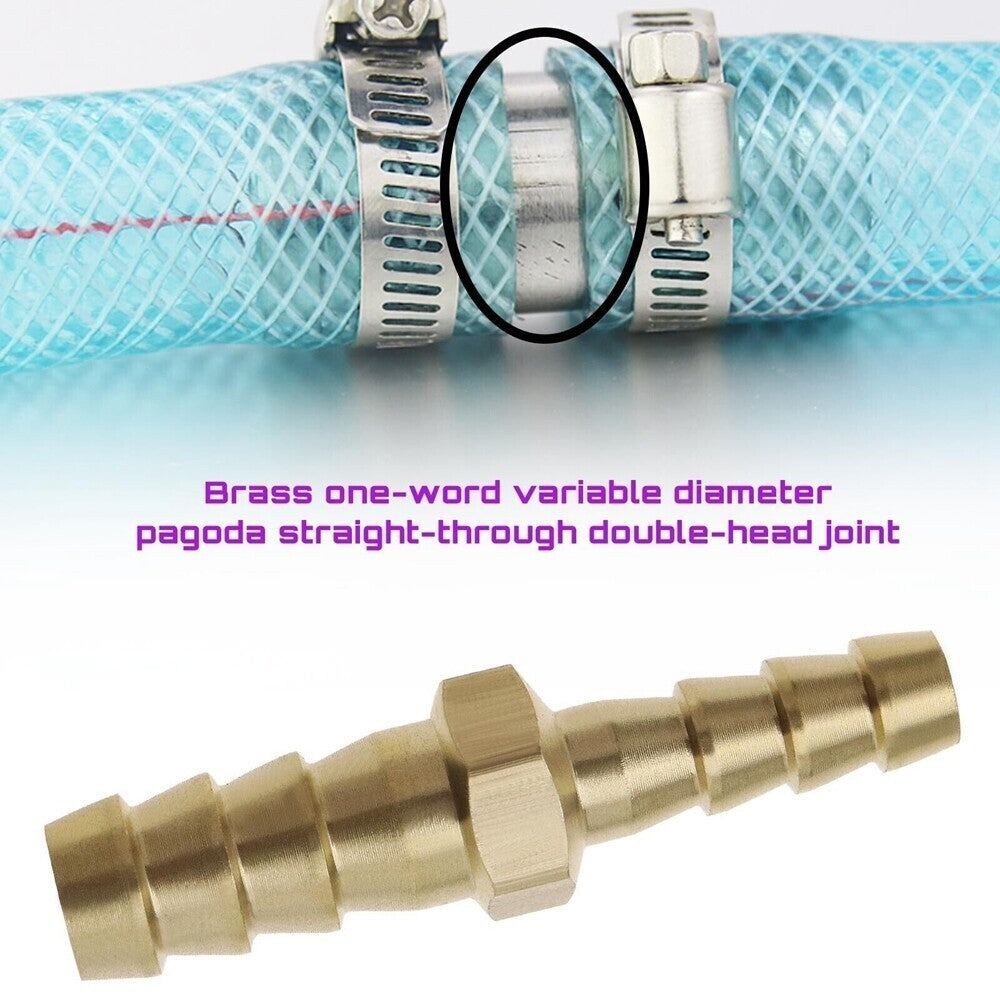 2Pcs Reducer Adapter for Air Water Fuel Gas Pipe 8mm-6mm 10mm-8mm 12mm-10mm