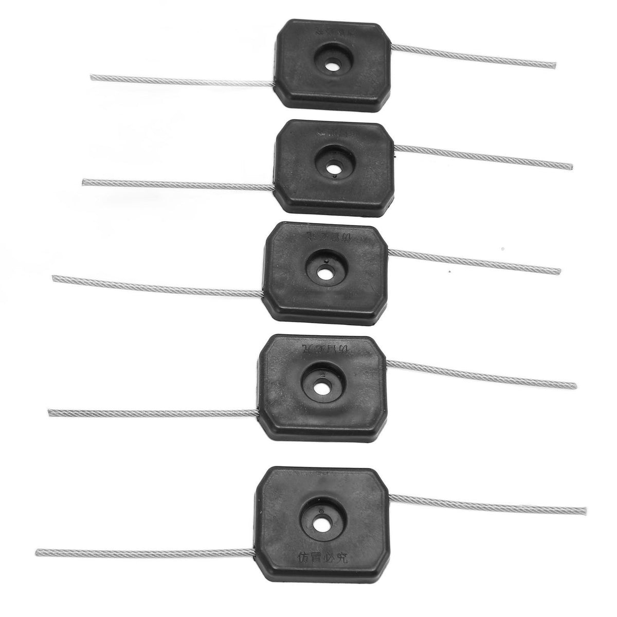 Steel Wire Trimmer Head, 5pcs 150mm Trimmer Line Grass Cutting Head Solid Black