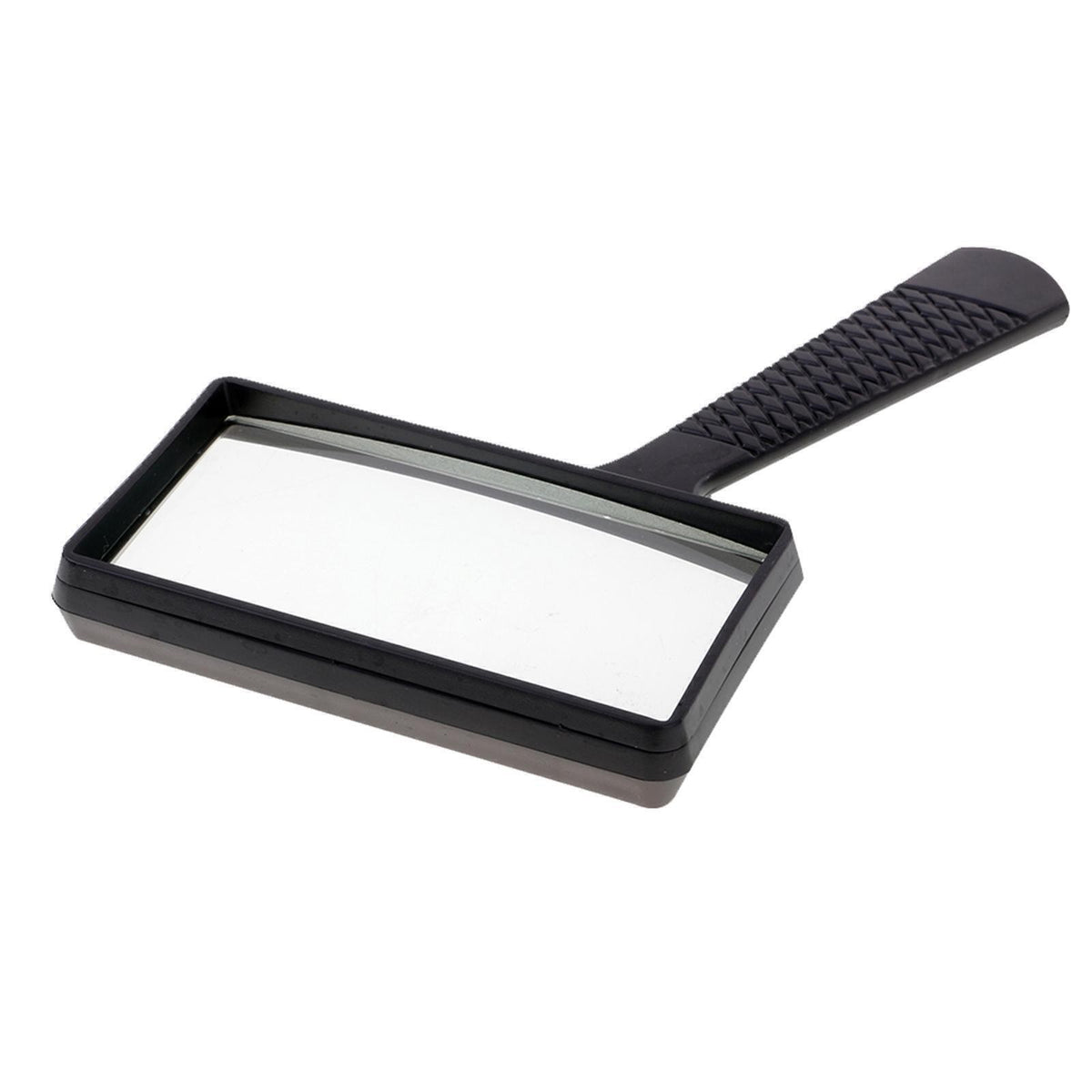 10X Large Reading Magnifying Glass Rectangular Magnifier Map Book Light Aid Lens