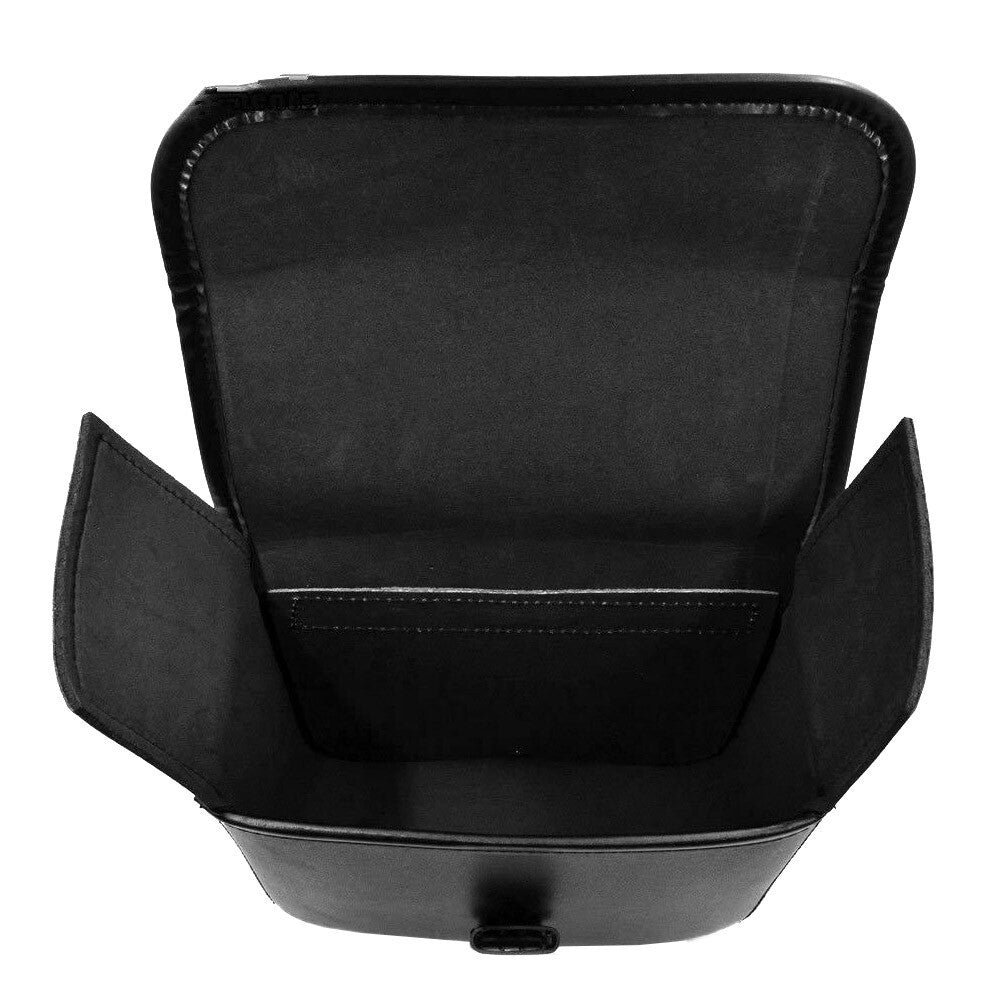 2x Motorbike Saddle Bags Luggage Pouch PU Leather Motorcycle Panniers Universal
