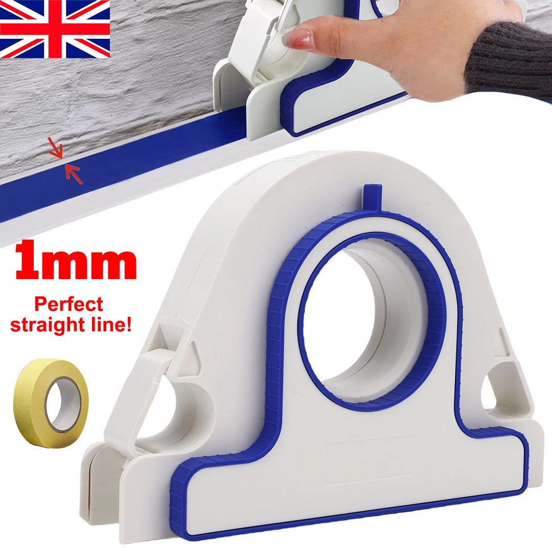 Masking Paint Tape Applicator Set, 25mm Width Blue Painter Tape Dispenser Tool
