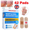 42 Pads Corn Removal Plasters Protective Foot Plaster Pads Patches Wart Plantar