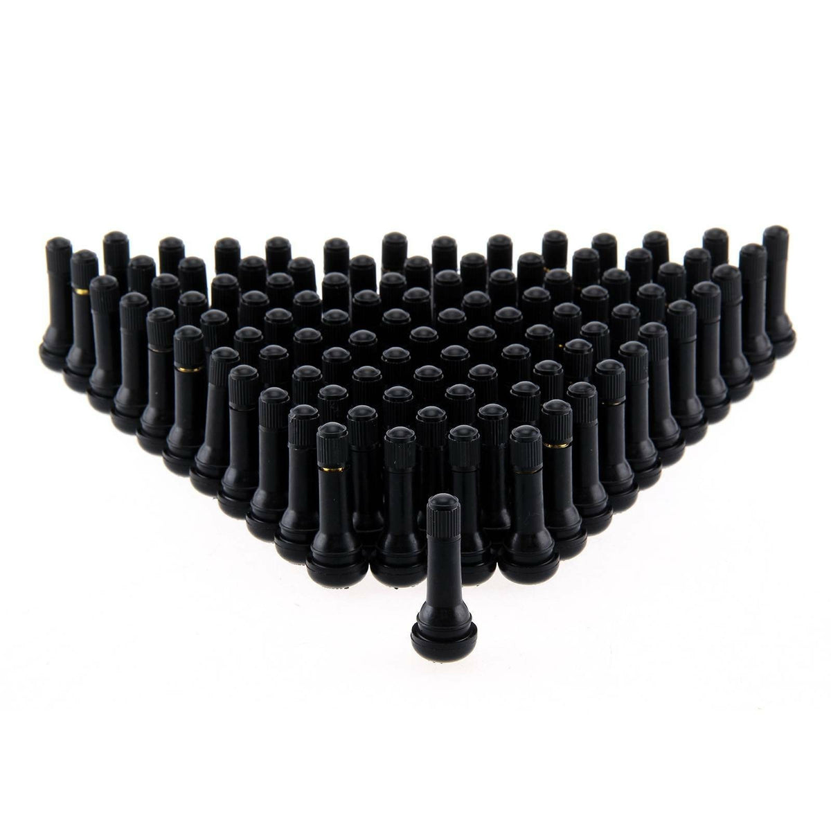 100x TR414 Tubeless Rubber Car Wheel Tyre Valve &  Metal Valve Puller Tool UK