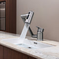 304 Stainless Steel Kitchen Tap Folding Design with 1080 Degree Rotatable Spout