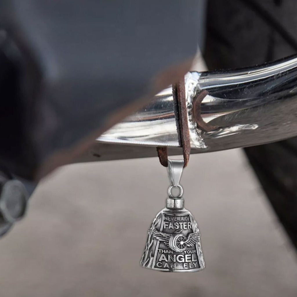 Motorcycle Bells for Biker Good Luck Guardian Riding Bells Luck Bell for Bike