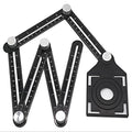 Universal Alumium Alloy Ruler Multi Angle Measuring Template Tool UK