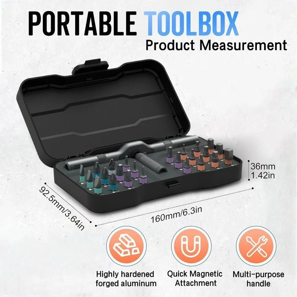 42/24 in 1 Magnetic Screwdriver Set Ratchet Screwdriver Kit for Home DIY Repairs