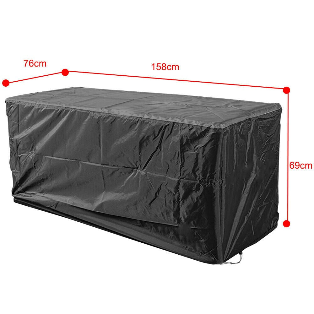UK Garden Storage Deck Box Cover Waterproof Outdoor Patio Furniture Dust Cover