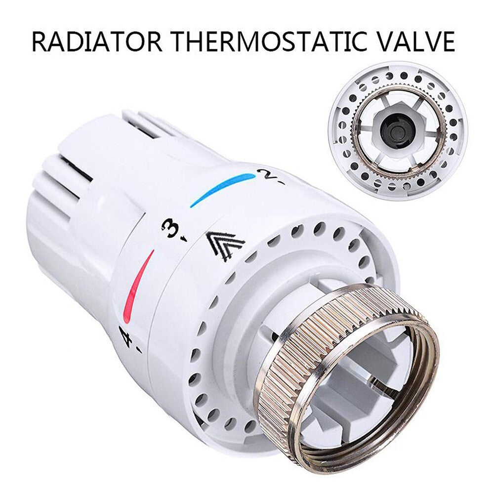 6X Thermostat Head TRV Radiator Thermostatic Heater Control Head Heating Valve