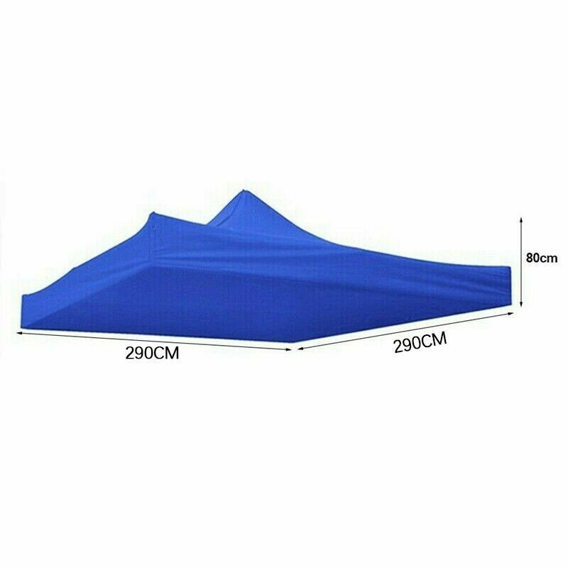Garden BBQ Gazebo Top Cover Roof Replacement Fabric Tent Canopy 2x2m 3x3m