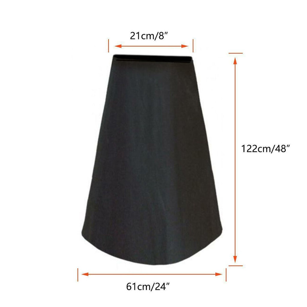 1.2M Heavy Duty BBQ Chimnea Cover Outdoor Waterproof Sun Dust Rain Protector