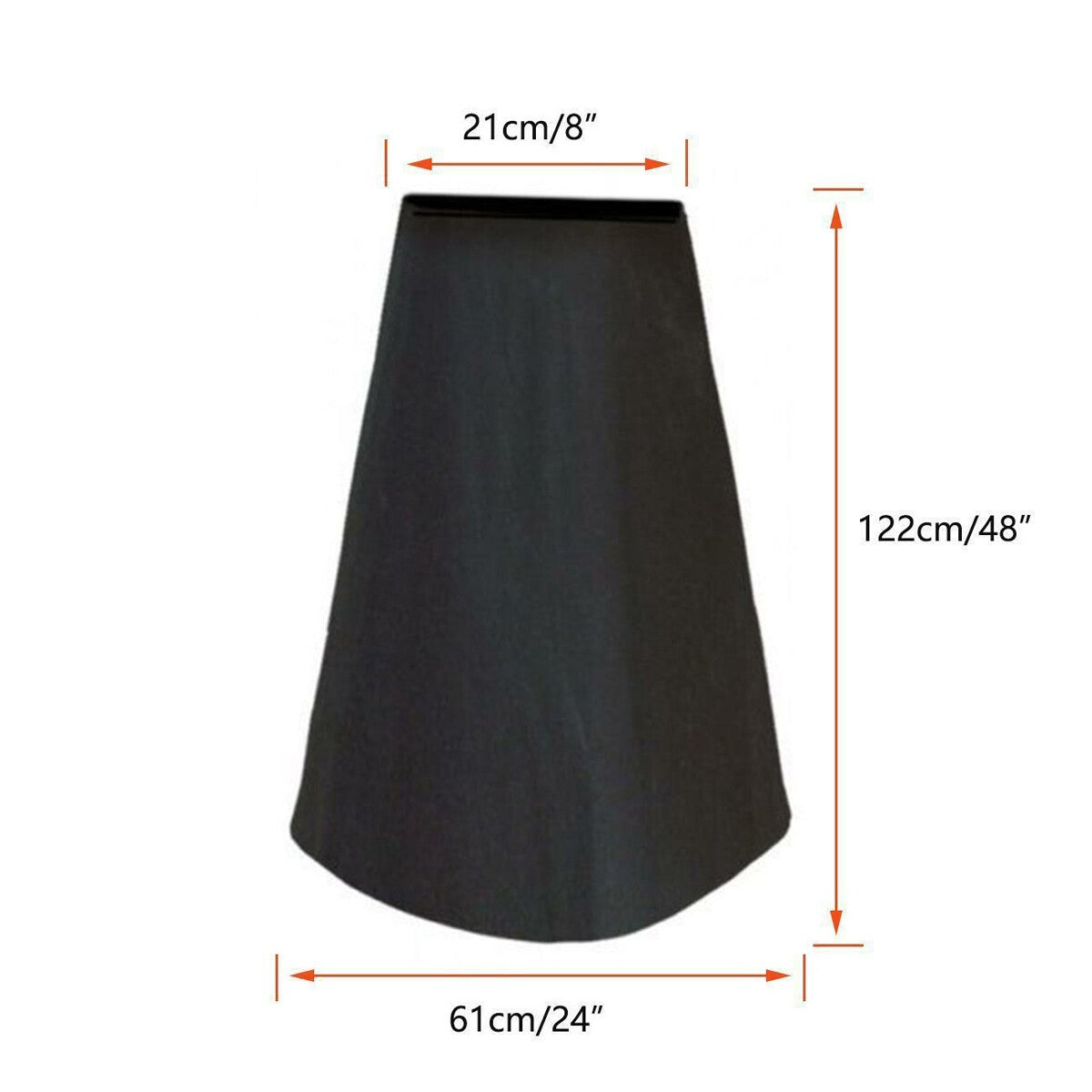 1.2M Heavy Duty BBQ Chimnea Cover Outdoor Waterproof Sun Dust Rain Protector