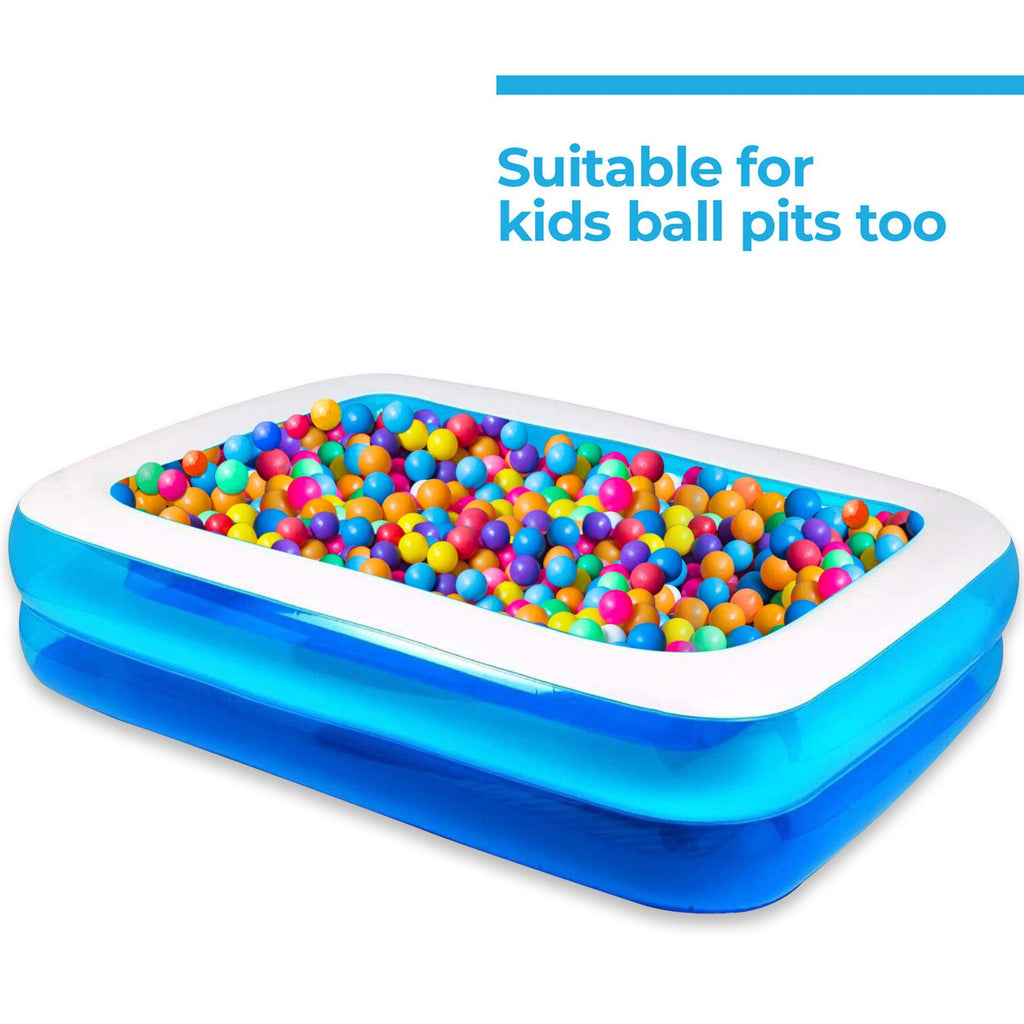 6ft Prompt Set Inflatable Paddling Pool Swimming Pool Family Fun Outdoor Party